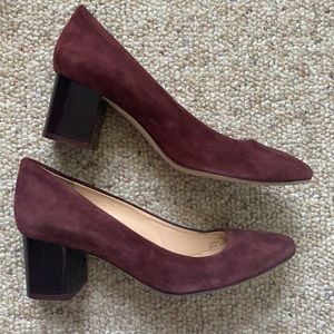 J. Crew Suede Block Heels